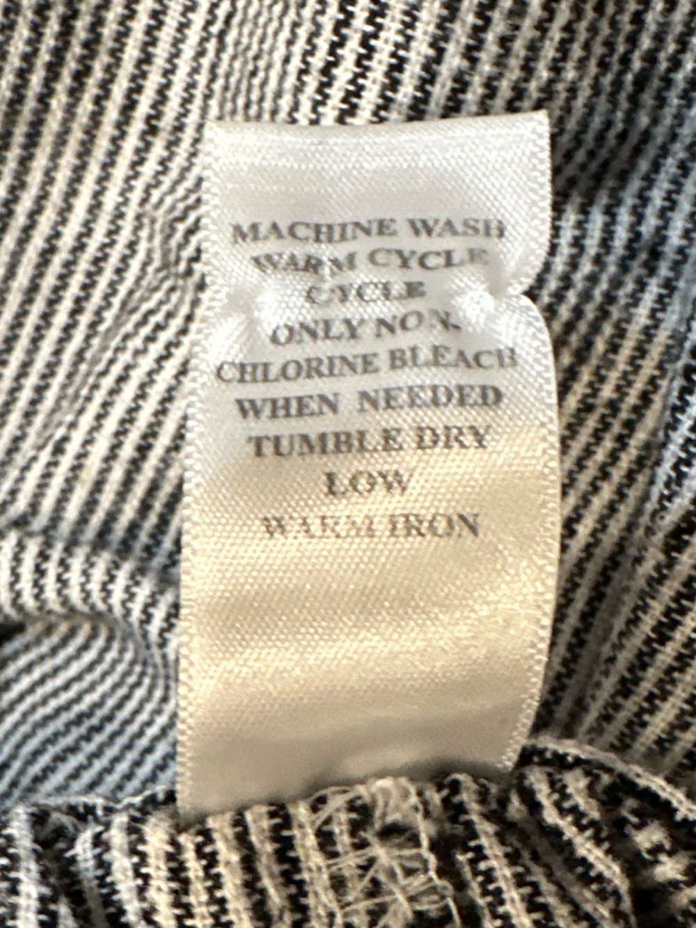 KEREN hart Black & White Striped Capris - Picture 5 of 6